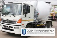 Автобетоносмеситель HINO 500 (8 м. куб.)